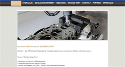 Desktop Screenshot of durrer-hydraulik.ch
